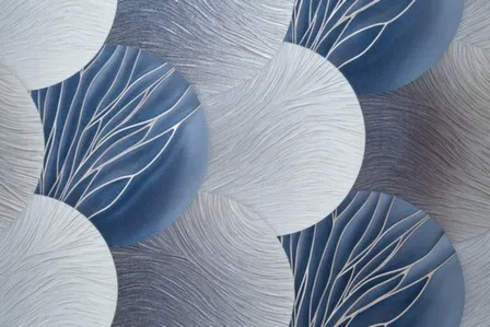 Купить Обои виниловые на флизелиновой основе, Альто, синий, 1,06x10 м, Артекс в интернет-магазине Akvilon.kz