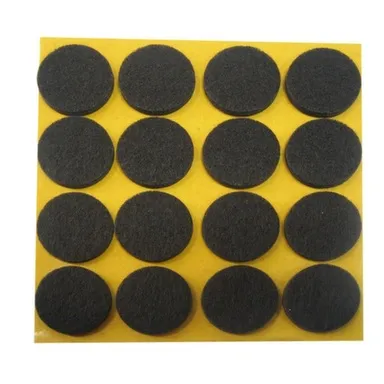 Купить Пункт фетровый самоклеящийся D20 мм, темный, 16 шт, Стройбат в интернет-магазине Akvilon.kz