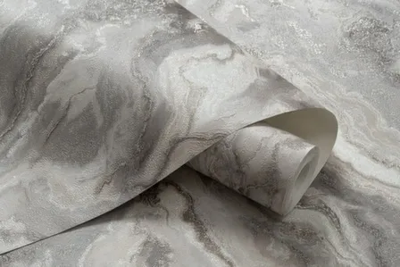 Купить Обои виниловые на флизелиновой основе Эвелин, мотив, серый, 1,06x10 м, Артекс в интернет-магазине Akvilon.kz