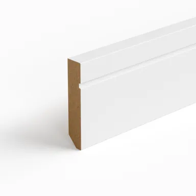 Купить Плинтус напольный МДФ 80x16x2800 мм, аляска суперматовая, Uberture в интернет-магазине Akvilon.kz