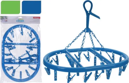 Купить Сушилка для белья с прищепками (20 шт.), подвесная, 44x31 см, в ассортименте, Koopman в интернет-магазине Akvilon.kz