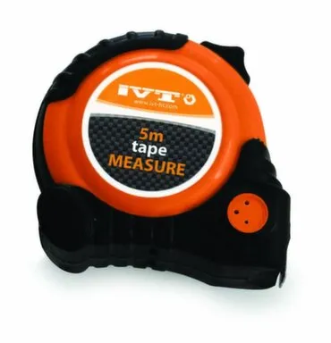 Купить Рулетка 5м/16мм, пластиковый корпус, IVT в интернет-магазине Akvilon.kz