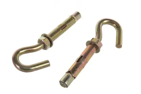 Купить Анкерный болт с крюком 10x60 (цинк 2 шт), Стройбат в интернет-магазине Akvilon.kz