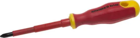 Купить Отвертка крестовая с магнитным наконечником, PH2x100 мм, диэлектрическая, до1000В, STAYER в интернет-магазине Akvilon.kz