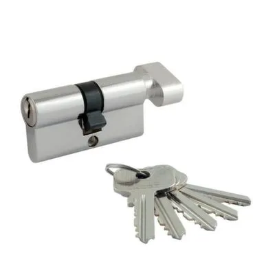 Купить Цилиндровый механизм симметричный ЛВ-70 ЕСО Z 35-35 мм хром, Нора-М в интернет-магазине Akvilon.kz