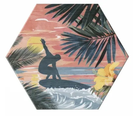 Купить Вставка Серфинг20x23,1 см, Кerama Мarazzi в интернет-магазине Akvilon.kz