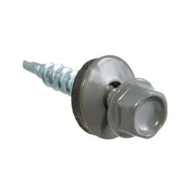 Купить Саморезы кровельные с буром, темно-серый, 4,8x28 мм, 300 шт, Стройбат в интернет-магазине Akvilon.kz Купить Саморезы кровельные с буром, темно-серый, 4,8x28 мм, 300 шт, Стройбат в интернет-магазине Akvilon.kz