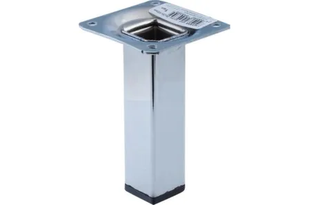 Купить Ножка мебельная, хром, 25x25x150 мм, 1 шт, Стройбат в интернет-магазине Akvilon.kz Купить Ножка мебельная, хром, 25x25x150 мм, 1 шт, Стройбат в интернет-магазине Akvilon.kz