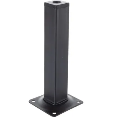 Купить Ножка мебельная, черный, 25x25x150 мм, 1 шт, Стройбат в интернет-магазине Akvilon.kz