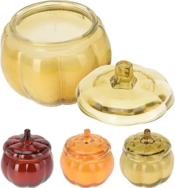 Купить Свеча залитая в банку с крышкой, 8,5x8,5 см, в ассортименте, Koopman в интернет-магазине Akvilon.kz