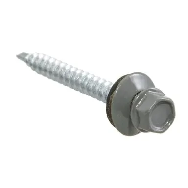 Купить Саморезы кровельные с буром, темно-серый, 4,8x50 мм, 200 шт, Стройбат в интернет-магазине Akvilon.kz Купить Саморезы кровельные с буром, темно-серый, 4,8x50 мм, 200 шт, Стройбат в интернет-магазине Akvilon.kz