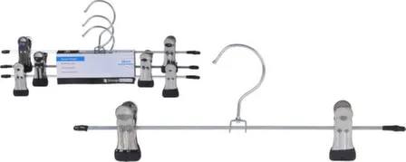 Купить Вешалка-плечики с зажимами для брюк, длина 28,5 см, набор 3 шт, Koopman в интернет-магазине Akvilon.kz