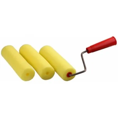 Мини-валик поролоновый, Ø50 мм, L180 мм, в наборе (3 шубки+ручка), Mirax Купить Мини-валик поролоновый, Ø50 мм, L180 мм, в наборе (3 шубки+ручка), Mirax в интернет-магазине Akvilon.kz