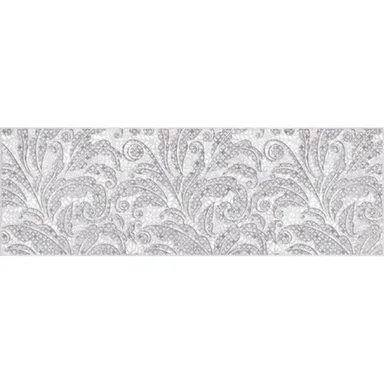 Купить Вставка Пьемонт узор серый 20x60 см, Нефрит Керамика в интернет-магазине Akvilon.kz