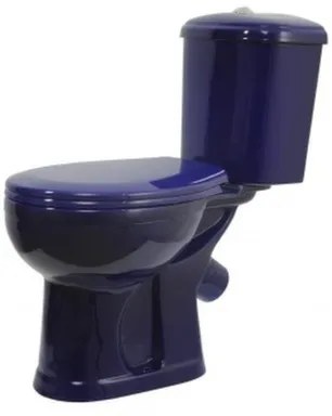 Купить Унитаз напольный ДОРА Стандарт синий, Оскольская Керамика в интернет-магазине Akvilon.kz