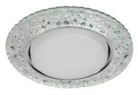 Купить Светильник GX53 встраиваемый с подсветкой прозрачный Эра в интернет-магазине Akvilon.kz