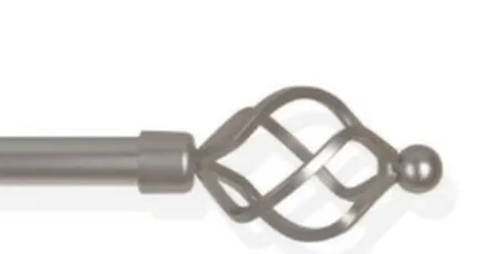 Купить Наконечник АВЕЯ хром матовый D16 (2шт) в интернет-магазине Akvilon.kz