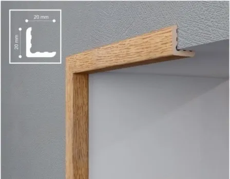 Купить Угол ПВХ 20x20x2800мм Дуб Млечный, Solid в интернет-магазине Akvilon.kz