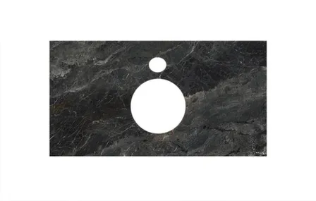 Купить Столешница РИАЛЬТО серый темный лаппатированный 1150x510x466 см, Kerama Marazzі в интернет-магазине Akvilon.kz