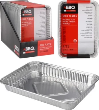 Купить Тарелка для гриля, 32x23x4 см, набор 4 шт, Koopman в интернет-магазине Akvilon.kz