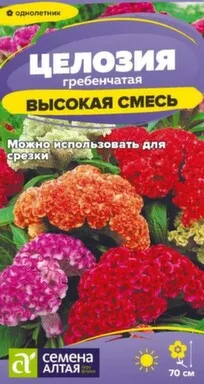 Купить Цветы Целозия Высокая смесь гребенчатая 0,05 гр, Семена Алтая в интернет-магазине Akvilon.kz