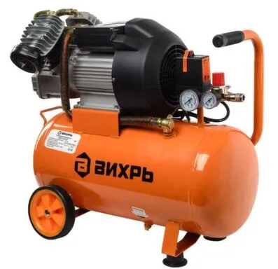 Купить Компрессор воздушный 50 л 400 л/мин 2500 Вт, КМП-400/50, Вихрь в интернет-магазине Akvilon.kz