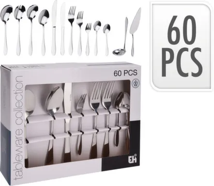 Купить Набор столовых приборов из 60 предметов, Koopman в интернет-магазине Akvilon.kz