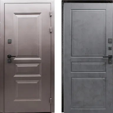 Купить Дверь металл AKVILON 100 левая /031 Бетон графит 880x2060 мм 880 Левое в интернет-магазине Akvilon.kz
