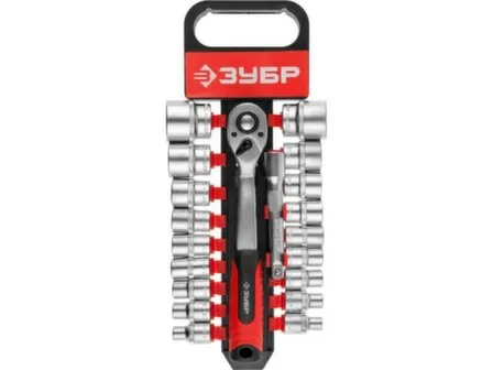 Купить Набор "Торцевые головки", (1/2"), Ø8-32 мм, 20 предметов, ЗУБР в интернет-магазине Akvilon.kz