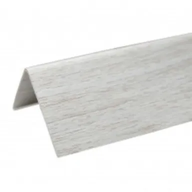 Купить Угол ПВХ арочный двухсторонний 20x10x2700мм Ясень белый, Grace в интернет-магазине Akvilon.kz