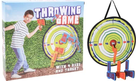 Купить Игра дартс Метание топора, мишень D57 см, топор - 4 шт, 13x16 см, Koopman в интернет-магазине Akvilon.kz