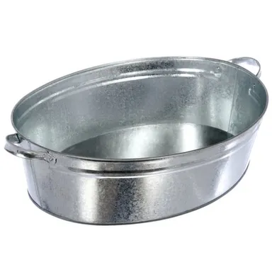 Купить Оцинкованный таз овальный 23 л "Банные штучки"/3 в интернет-магазине Akvilon.kz