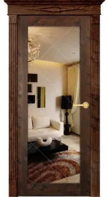 Купить Дверь межкомнатная Кавказ 110 Орех шоколадный 900 UBERTURE в интернет-магазине Akvilon.kz