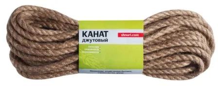Канат джутовый тросовой свивки 12 мм, Tech-KREP в интернет-магазине Akvilon.kz