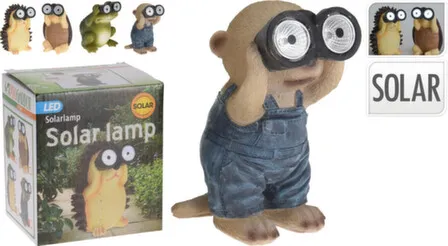 Купить Лампа солярная Садовое животное, 7,5x8x16 см, дизайн в ассортименте, Koopman в интернет-магазине Akvilon.kz