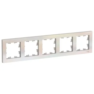Купить Рамка 5-местная,серия AtlasDesign жемчуг в интернет-магазине Akvilon.kz