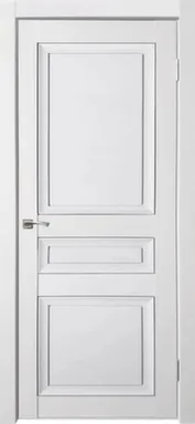 Купить Дверь межкомнатная Деканто 3 Бархат белый 700 UBERTURE в интернет-магазине Akvilon.kz