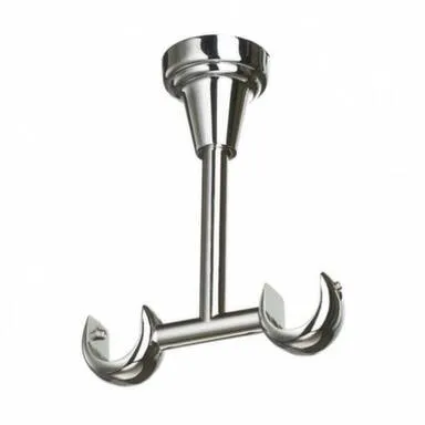 Купить Кронштейн открытый потолочный 25/16 мм, хром, LM Decor в интернет-магазине Akvilon.kz