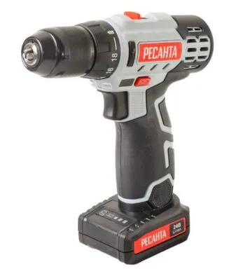 Купить Аккумуляторный шуруповерт 24 В, ДА-24-2ЛК, Ресанта в интернет-магазине Akvilon.kz