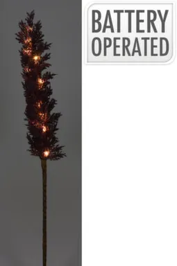 Купить Декорация Ветвь с перьями, подсветка и таймер, длина 118 см, Koopman в интернет-магазине Akvilon.kz