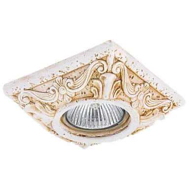 Купить Светильник MR16 встраиваемый/GU10 FENICIA QUA слоновая кость Lightstar в интернет-магазине Akvilon.kz