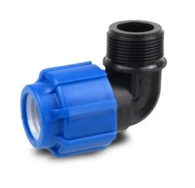 Отвод ПНД компрессионный 50x1 1/2" НР в интернет-магазине Akvilon.kz