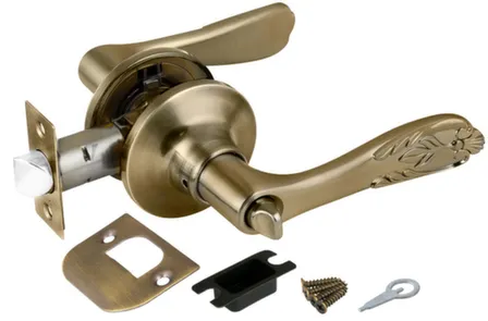 Купить Ручка-защелка межкомнатная 6033 фиксатор Punto Бронза в интернет-магазине Akvilon.kz