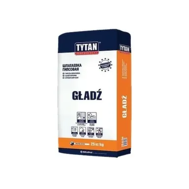 Купить Шпаклевка универсальная гипсовая для внутренних работ Gladz, 25 кг, Tytan в интернет-магазине Akvilon.kz