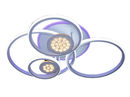 Купить Люстра светодиодная Галактика 130 Вт ф645x525x180 белый в интернет-магазине Akvilon.kz