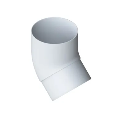 Купить Колено трубы, 45º, ПВХ, белое, АльтаПрофиль в интернет-магазине Akvilon.kz
