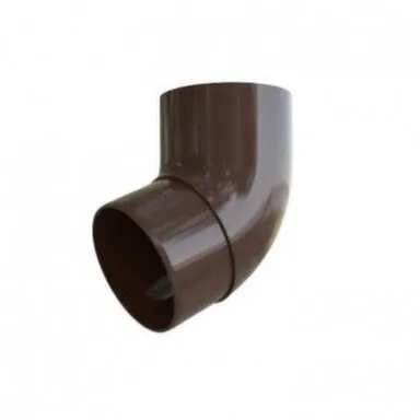 Купить Колено трубы, 67º, ПВХ, коричневое, АльтаПрофиль в интернет-магазине Akvilon.kz