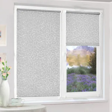 Купить Штора рулонная ПРИМА 85(81)/170 серый, Delfa Серый 85x170 в интернет-магазине Akvilon.kz