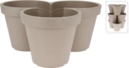 Купить Кашпо для цветов, бежевый, 44x20 см, Koopman в интернет-магазине Akvilon.kz
