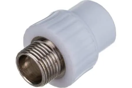Купить Муфта полипропиленовая комбинированная d 20x1/2" наружная резьба, РТП в интернет-магазине Akvilon.kz
